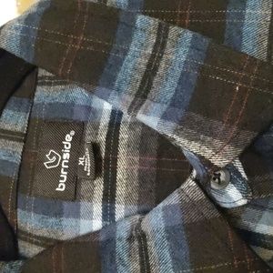 NWT Burnside XL Men's plaid shirt